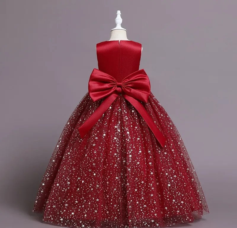 Princess Gowns for Kids | Red dresses for kids, Princess gown, Kids dress